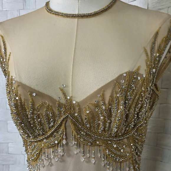 VINTAGE 90's SUMIKO OF AMERICA GOWN - Picture 5 of 12